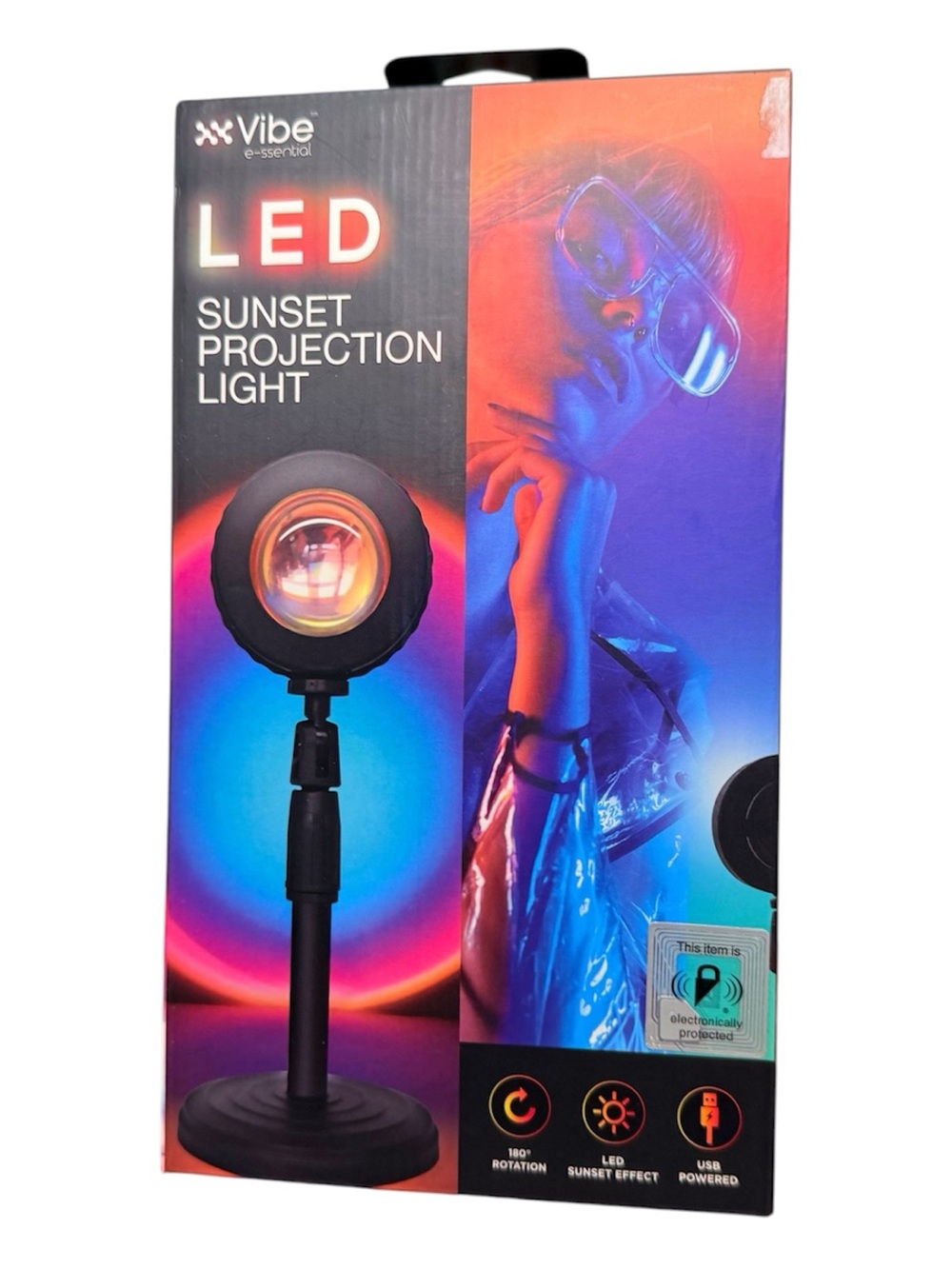 Vibe LED Sunset Projection Light - Blue, Purple, Orange
